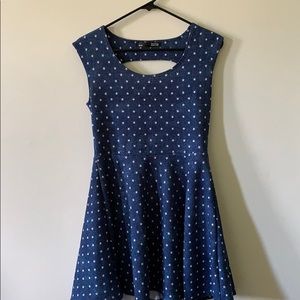 blue summery dress